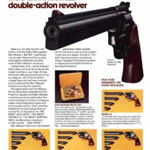Dan Wesson 1981 .22 Revolver Flyer