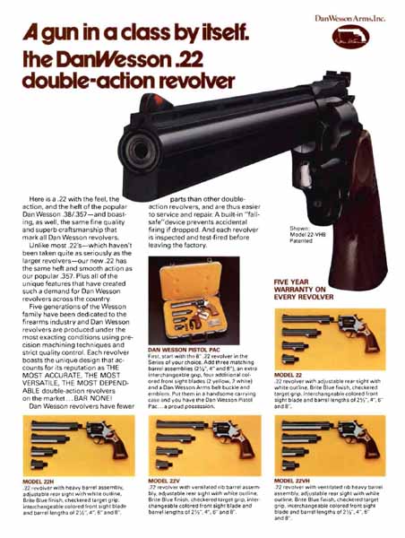 Dan Wesson 1981 .22 Revolver Flyer - GB-img-0