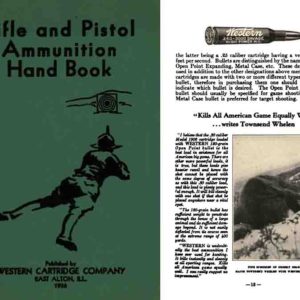 Western Cartridge Co. 1936 Rifle & Pistol Ammunition Handbook