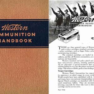 Western Ammunition Handbook 3rd edition, 1937 Circa