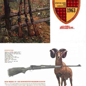 Winchester 1963 Guns & Ammunition Catalog