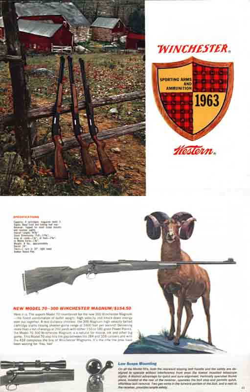 Winchester 1963 Guns & Ammunition Catalog - GB-img-0
