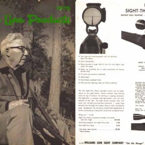 Williams 1970 Gun Scopes and Sights Catalog