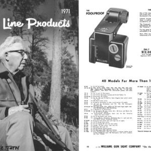 Williams 1971 Gun Sights Catalog