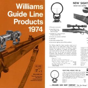 Williams 1974 Gun Sights Catalog