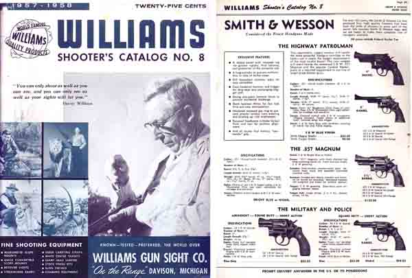 Williams 1957-58 Shooters Catalog No. 8 Guns, Sights Reloading etc.- GB-img-0
