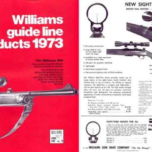 Williams 1973 Sight Company Catalog