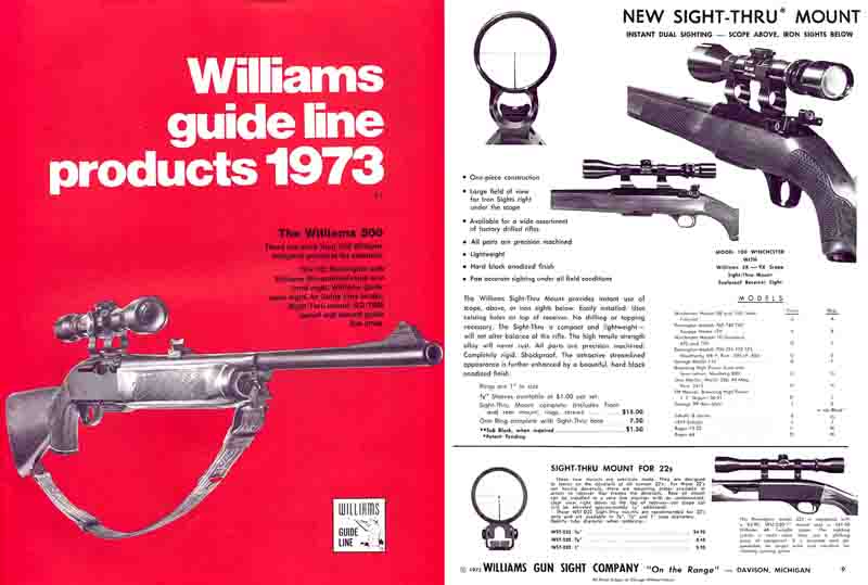 Williams 1973 Sight Company Catalog - GB-img-0