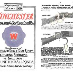 Winchester 1909 March Firearms Catalog