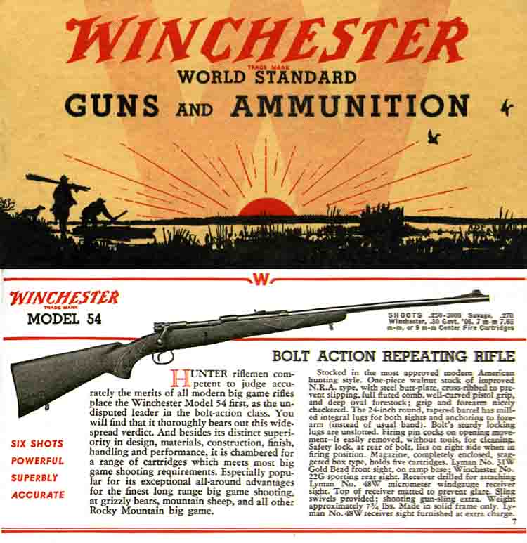 Winchester 1933 Guns & Ammunition Pocket Catalog - GB-img-0