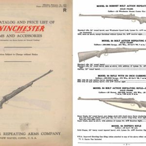 Winchester 1934 February Gun Catalog