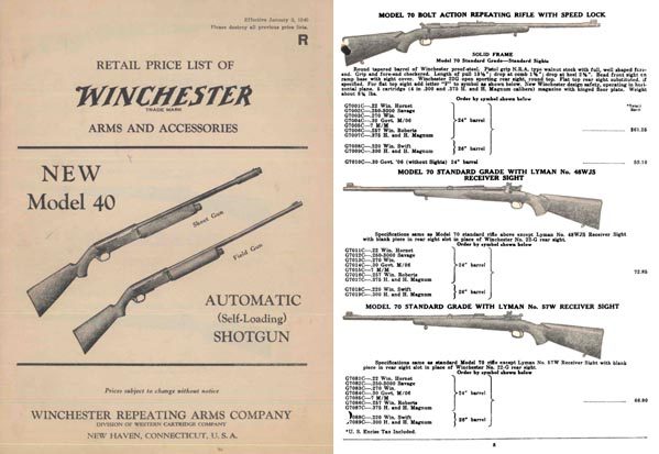 Winchester 1940 January Gun Catalog - GB-img-0
