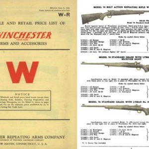 Winchester 1941 June Wholesale Gun Catalog