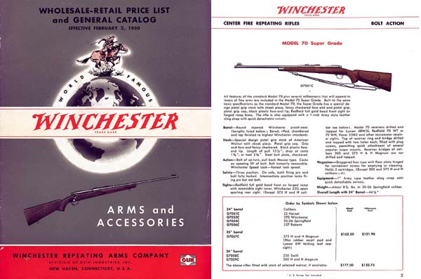 Winchester 1950 February Arms and Accessories Catalog - GB-img-0