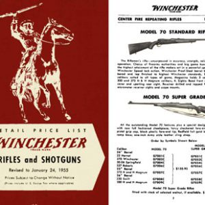 Winchester 1955 January Firearms Catalog