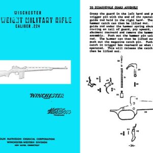 Winchester 1958 Lightweight Military Rifle cal .224