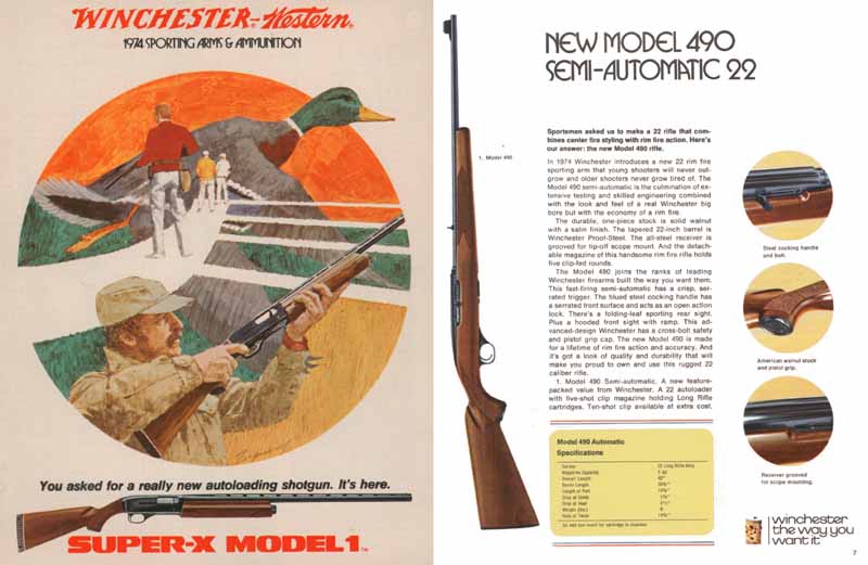 Winchester 1974 Arms and Ammunition Catalog - GB-img-0