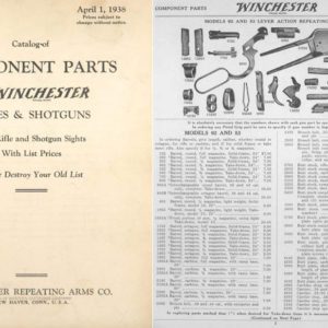 Winchester 1938 Component Parts Catalog