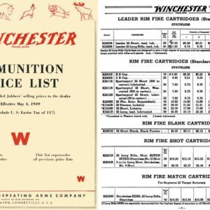 Winchester 1949 Ammunition Catalog