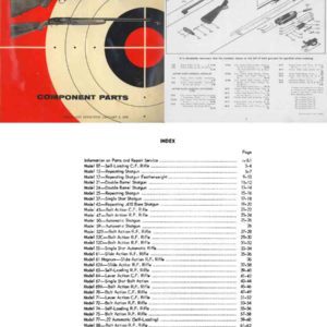 Winchester 1962 Component Parts Catalog