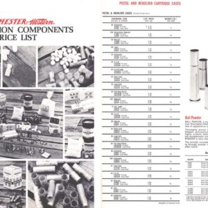 Winchester 1967 Ammunition Catalog