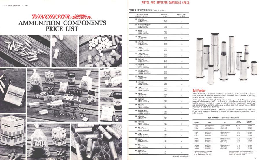 Winchester 1967 Ammunition Catalog - GB-img-0