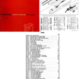 Winchester 1971 Component Parts Catalog