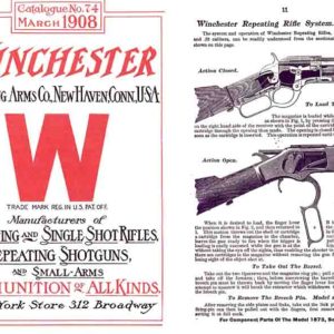 Winchester 1908 March- Arms Company Catalog no 74