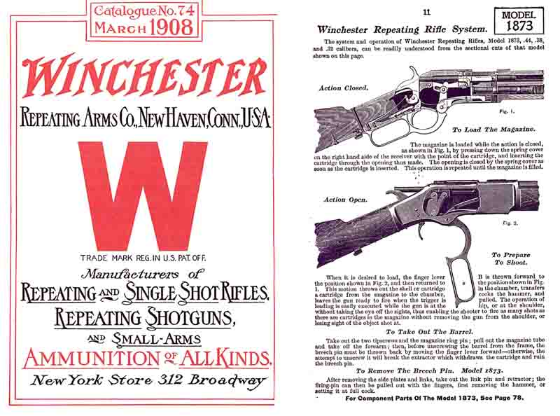 Winchester 1908 March- Arms Company Catalog no 74 - GB-img-0