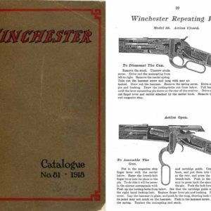 Winchester 1918 Catalogue No. 81
