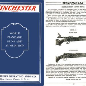 Winchester 1929 World Standard Guns and Ammuntion