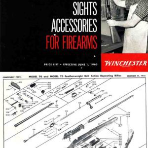 Winchester 1960 Component Parts Catalog
