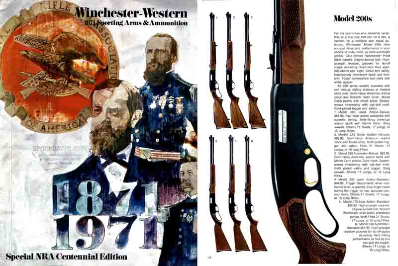Winchester Arms and Ammo 1971 Catalog - NRA Centennial - GB-img-0