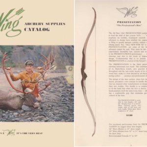 Wing Archery 1960 Circa Catalog