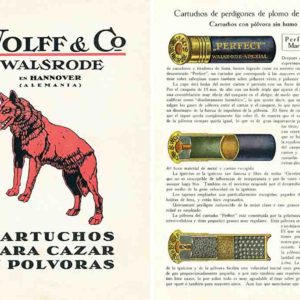 Wolff & Co 1928 Circa Shotshell Ammunition, Hannover, Germany