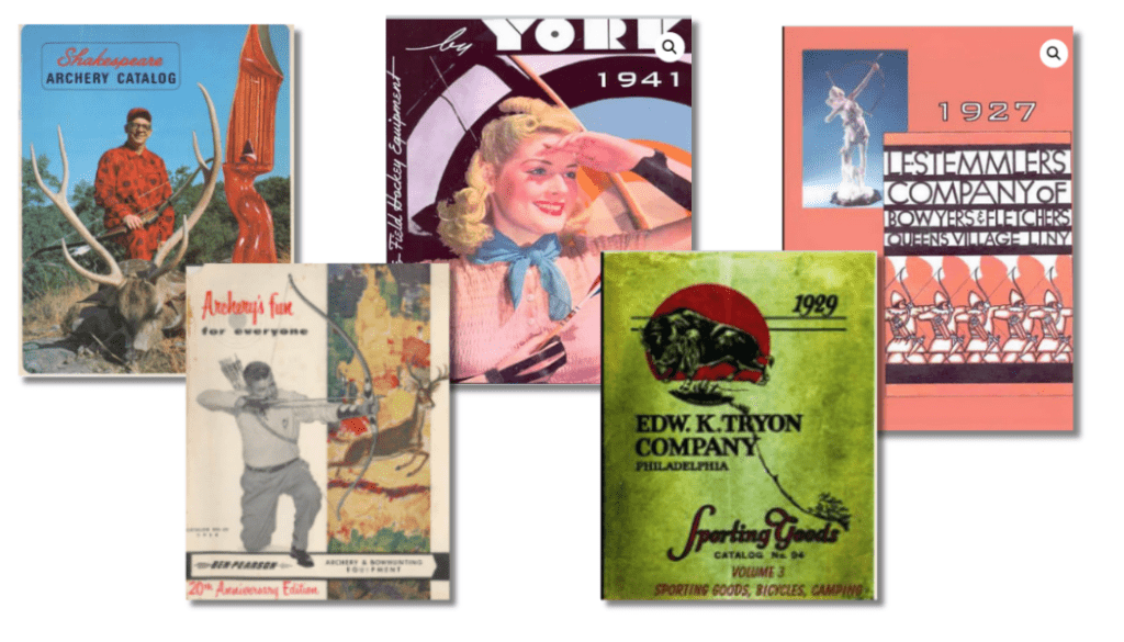 archery catalogs and manuals
